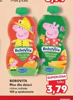 Kaufland Mus dla dzieci BoboVita morela z jabłkiem i gruszką oferta
