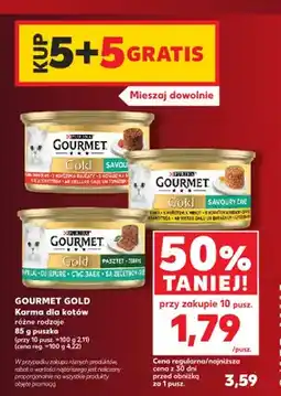 Kaufland Karma dla kotów Gourmet Gold oferta
