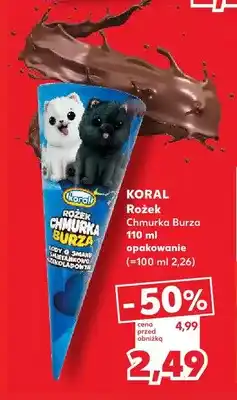 Kaufland Lody rożek Chmurka Burza oferta