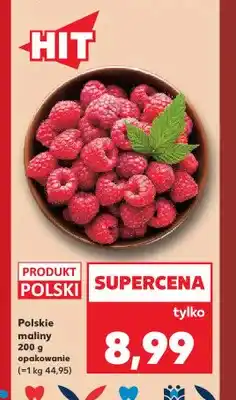 Kaufland Maliny świeże polskie oferta