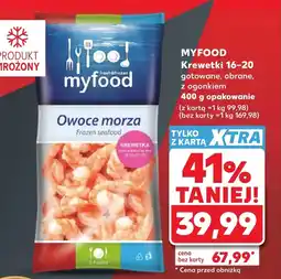 Kaufland Krewetki Myfood oferta