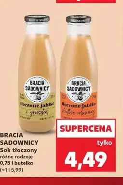 Kaufland Sok tłoczony Bracia Sadownicy Jabłko z gruszką oferta