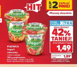 Kaufland Jogurt owocowy Piątnica oferta