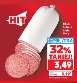 Kaufland Salami białe Bell oferta