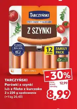 Kaufland Parówki z szynki Tarczyński 2-pak oferta
