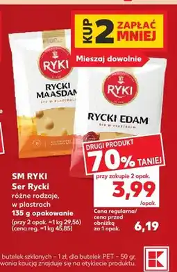 Kaufland Ser Rycki Maasdam w plastrach oferta