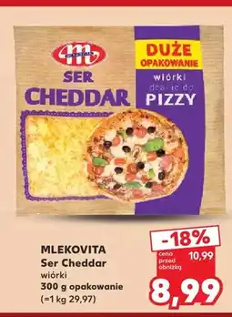 Kaufland Ser Cheddar wiórki Mlekovita oferta