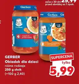 Kaufland Obiadek dla dzieci Gerber Jarzynki z indykiem oferta