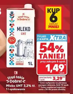 Kaufland Mleko UHT Stąd takie Dobre! 3,2% oferta