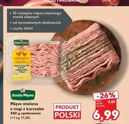 Kaufland Mięso mielone z nogi z kurczaka Stoisko Mięsne oferta
