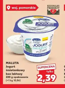 Kaufland Jogurt śmietankowy bez laktozy Maluta oferta