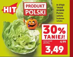 Kaufland Sałata lodowa K-Stąd Takie Dobre oferta