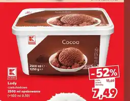 Kaufland Lody czekoladowe K-Classic Cocoa oferta