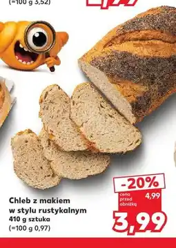 Kaufland Chleb z makiem w stylu rustykalnym oferta