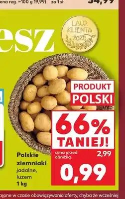 Kaufland Ziemniaki jadalne polskie luzem oferta