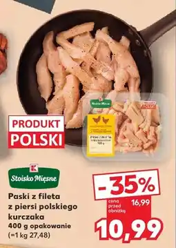 Kaufland Paski z fileta z piersi polskiego kurczaka Stoisko Mięsne oferta