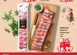 Kaufland Żeberka wieprzowe paski Morliny oferta