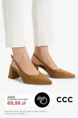 CCC Czółenka na słupku JENNY oferta