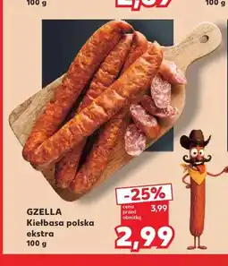 Kaufland Kiełbasa polska ekstra Gzella oferta