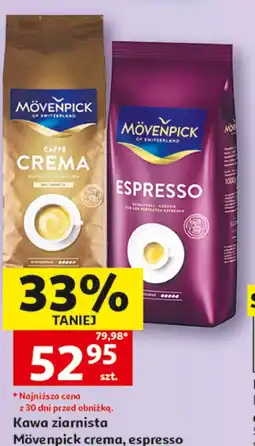 Auchan Kawa ziarnista Movenpick oferta