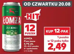 Kaufland Piwo Łomża oferta