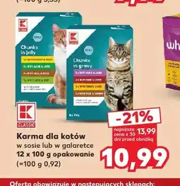 Kaufland Karma dla kota K-Classic w galaretce 12-pak oferta