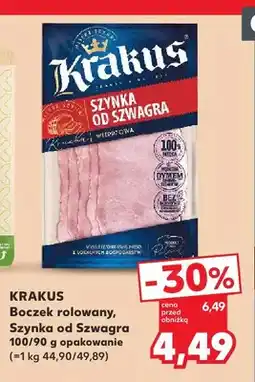 Kaufland Boczek rolowany Krakus oferta