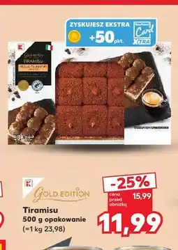 Kaufland Tiramisu Gold Edition oferta