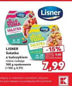 Kaufland Sałatka z tuńczykiem Lisner oferta