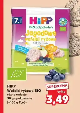 Kaufland Wafelki ryżowe BIO HiPP jagodowe oferta