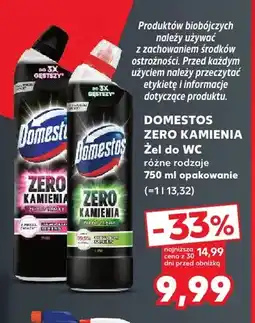 Kaufland Żel do WC Domestos Zero Kamienia Lime oferta