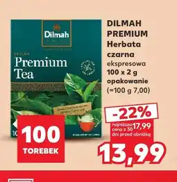 Kaufland Herbata czarna ekspresowa Dilmah Premium Tea oferta