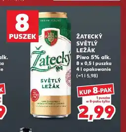 Kaufland Piwo Žatecký Světlý Ležák 8-pak oferta