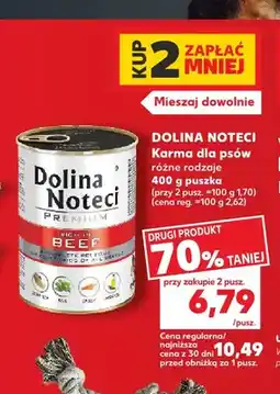 Kaufland Karma dla psów Dolina Noteci Premium bogata w wołowinę oferta