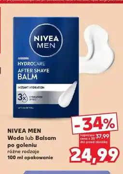 Kaufland Woda po goleniu Nivea Men oferta