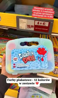 Lidl Farby plakatowe Astra Luczek & Pimpek oferta