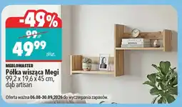 Biedronka Półka wisząca Meblomaster oferta