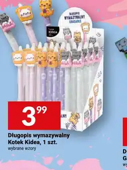 Twój Market Długopis wymazywalny Kotek Kidea oferta