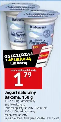 Twój Market Jogurt naturalny Bakoma oferta