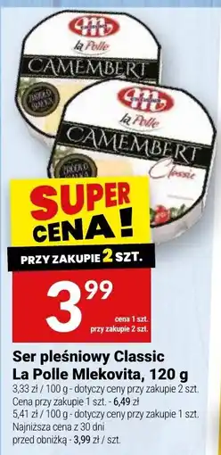 Twój Market Ser pleśniowy Classic La Polle Mlekovita oferta