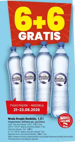 Twój Market Woda Kropla Beskidu oferta