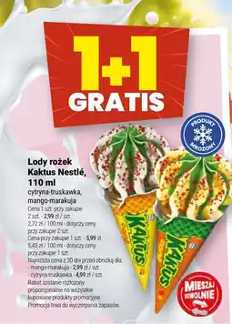 Twój Market Lody rożek Kaktus Nestlé oferta
