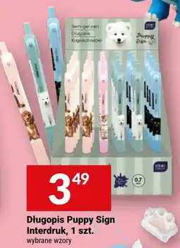 Twój Market Długopis Puppy Sign Interdruk oferta
