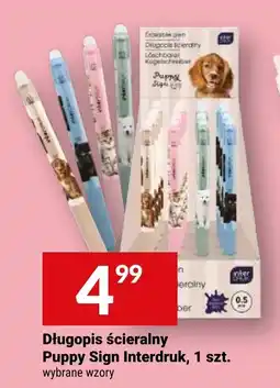 Twój Market Długopis ściernalny Puppy Sign Interdruk oferta