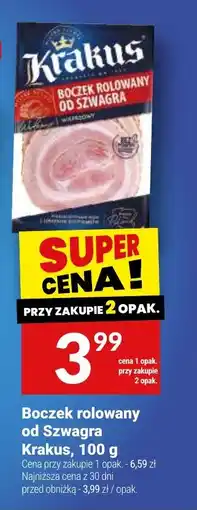 Twój Market Boczek rolowany od Szwagra Krakus oferta