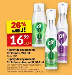 Twój Market Spray do czyszczenia Cif Infinite clean, fresh oferta