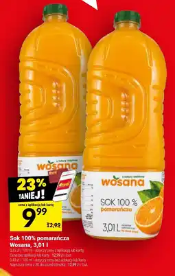 Twój Market Sok 100% pomarańcza Wosana oferta