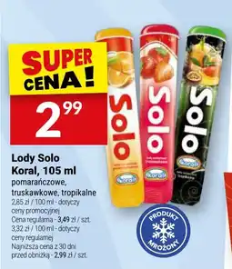 Twój Market Lody Solo Koral oferta