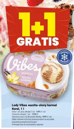Twój Market Lody Vibes wanilia-słony karmel Koral oferta
