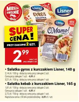 Twój Market Sałatka gyros z kurczakiem Lisner oferta